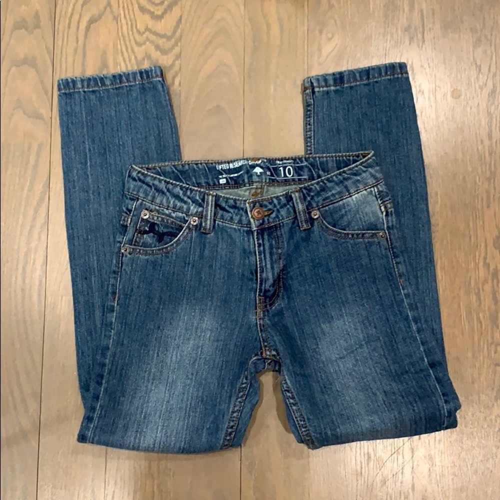 Boys size 10 distressed jeans